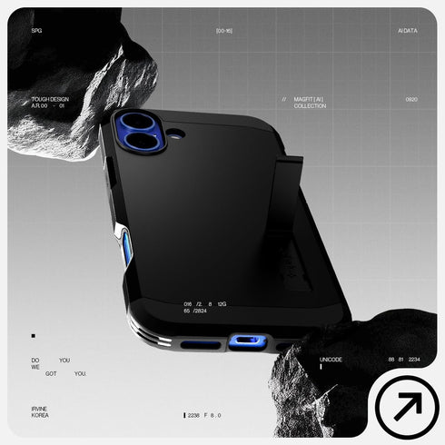 Spigen iPhone 16 Case Tough Armor MAGFIT (AI)